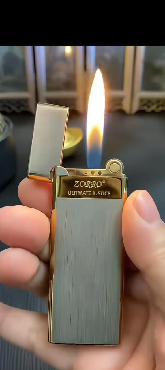 Sleek & Slim Lighter Premium Quality Refillable Lighter Gift for Men...