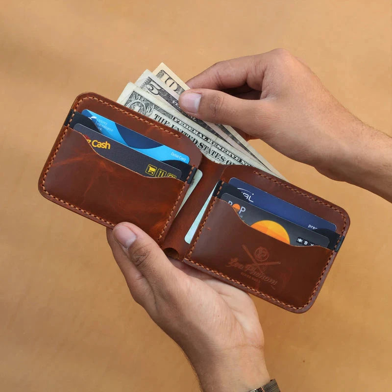 B1-BIFOLD WALLET... LACE & BOTTON