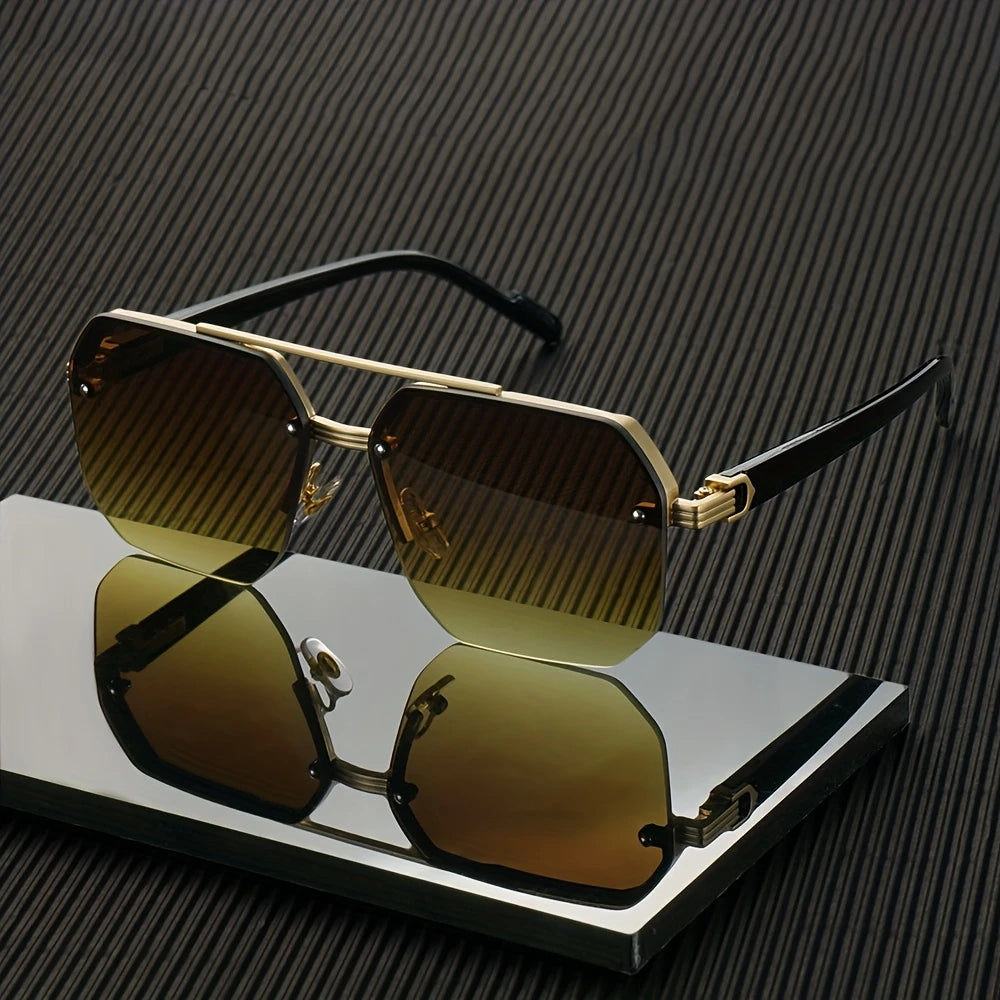 Unisex Retro Metal Frame Fashion Glasses