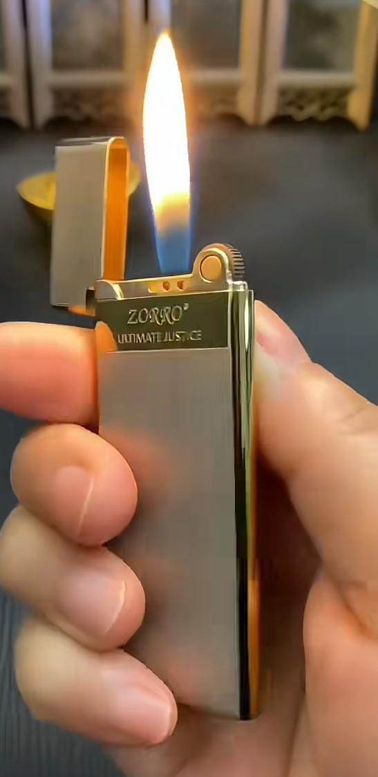 Sleek & Slim Lighter Premium Quality Refillable Lighter Gift for Men...