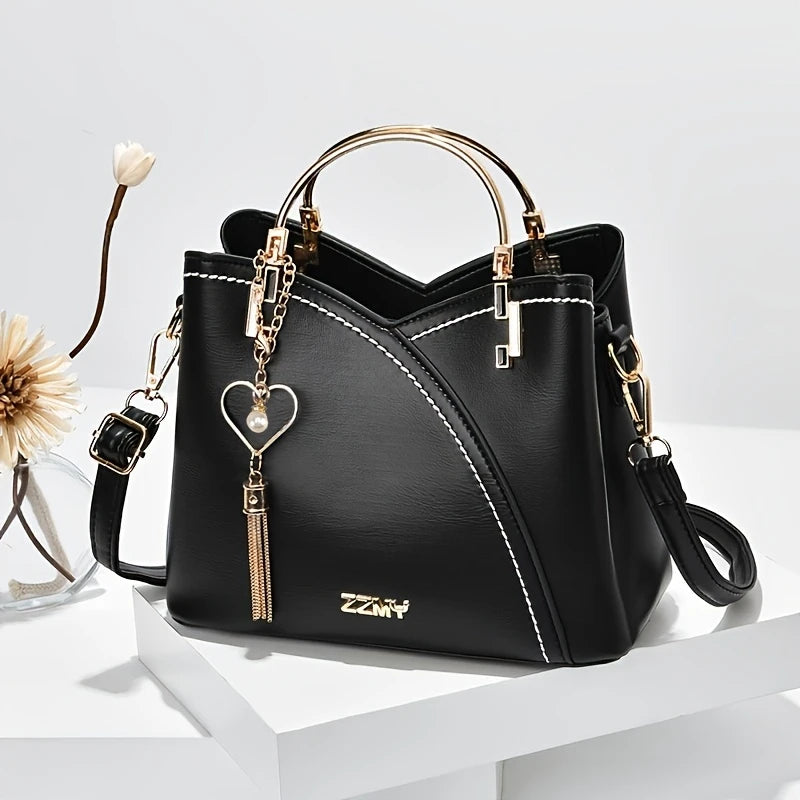 New Fashion Color Block Small Size Women's Shoulder Bag