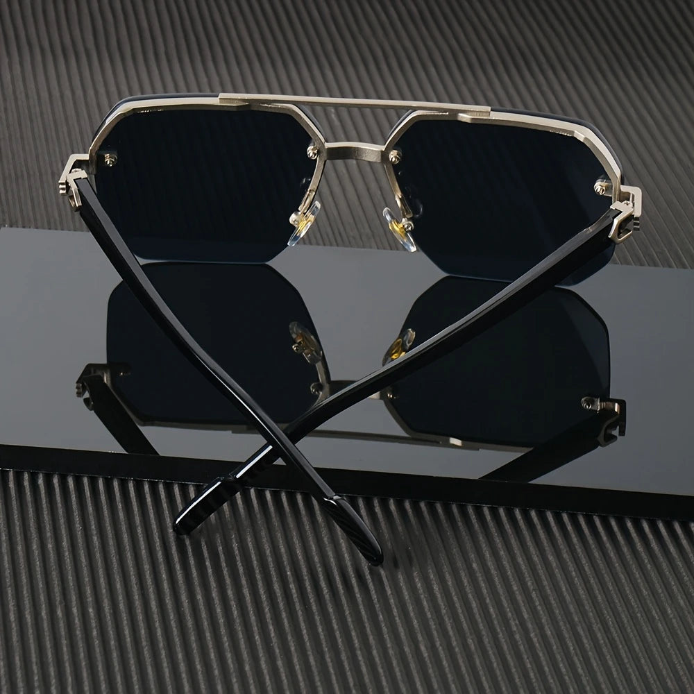 Unisex Retro Metal Frame Fashion Glasses