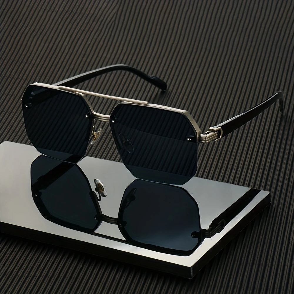 Unisex Retro Metal Frame Fashion Glasses