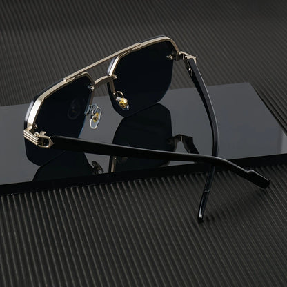 Unisex Retro Metal Frame Fashion Glasses