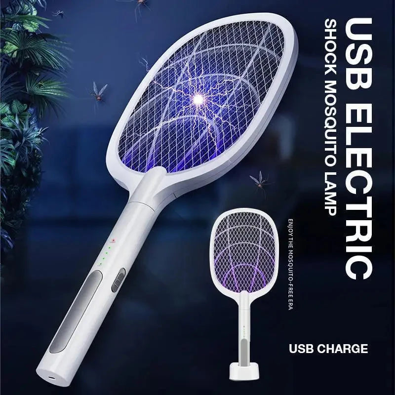 2 In 1 Rechargable Mosquito Racket LACE & BOTTON 