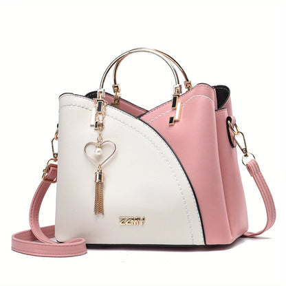 New Fashion Color Block Small Size Women's Shoulder Bag