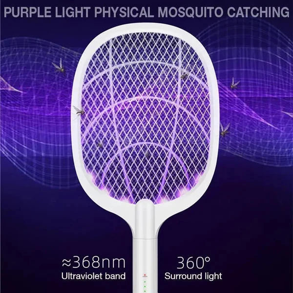 2 In 1 Rechargable Mosquito Racket LACE & BOTTON 