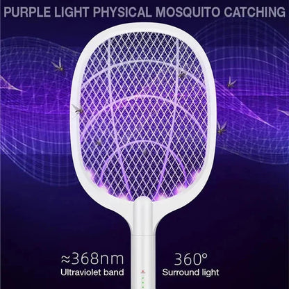 2 In 1 Rechargable Mosquito Racket LACE & BOTTON 