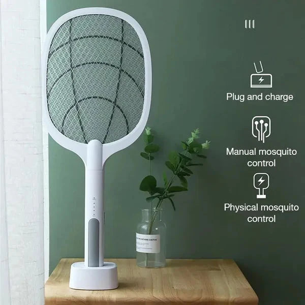 2 In 1 Rechargable Mosquito Racket LACE & BOTTON 