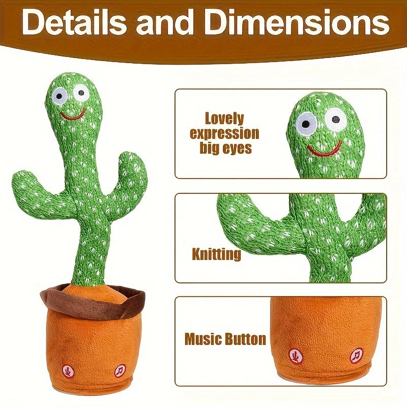 Rechargeable Or Cell Operated Dancing cactus toy