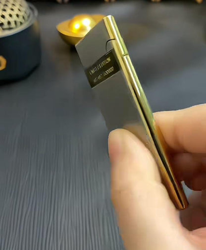 Sleek & Slim Lighter Premium Quality Refillable Lighter Gift for Men...