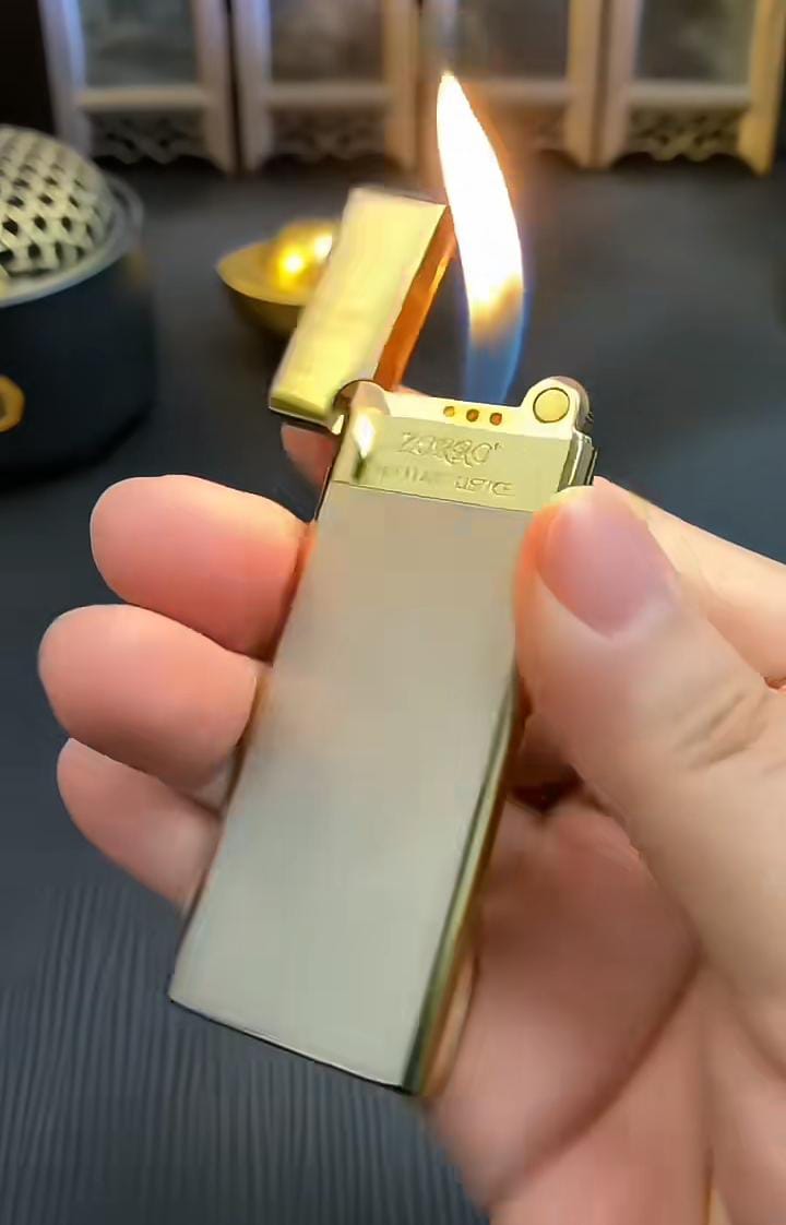 Sleek & Slim Lighter Premium Quality Refillable Lighter Gift for Men...