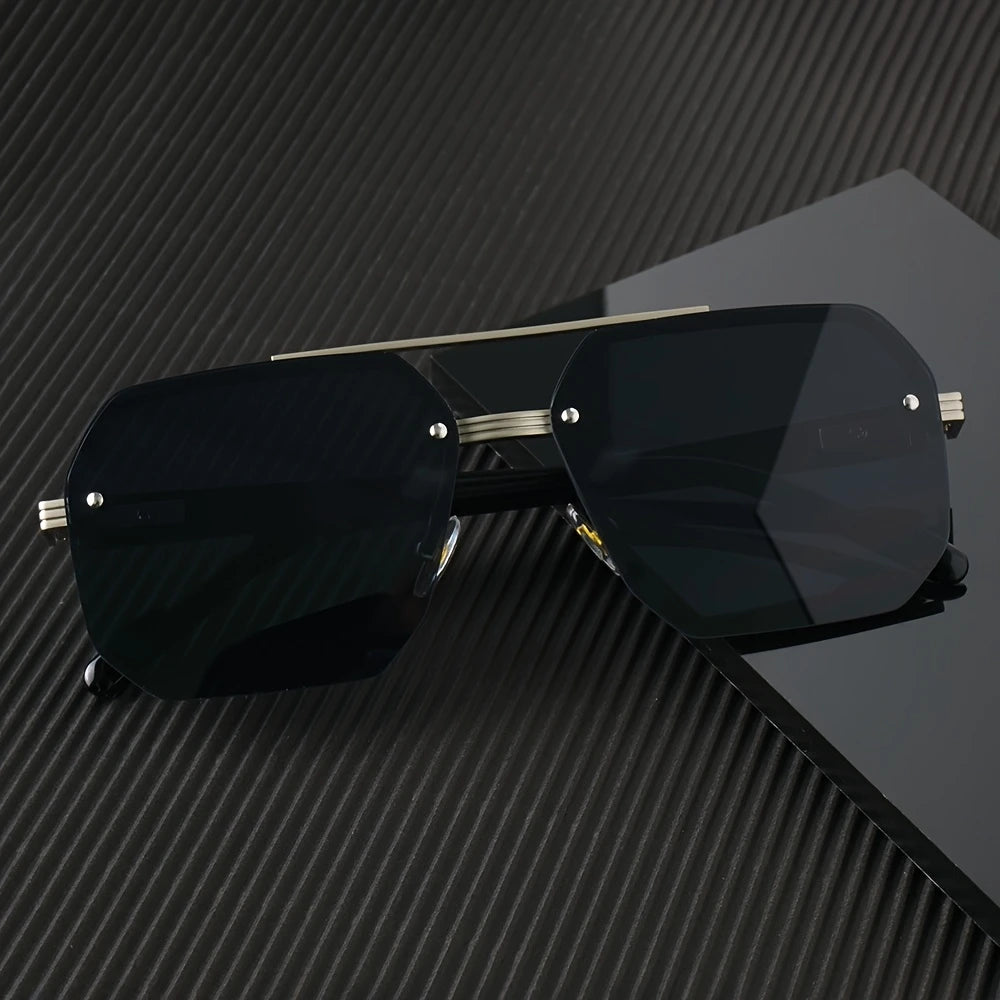 Unisex Retro Metal Frame Fashion Glasses