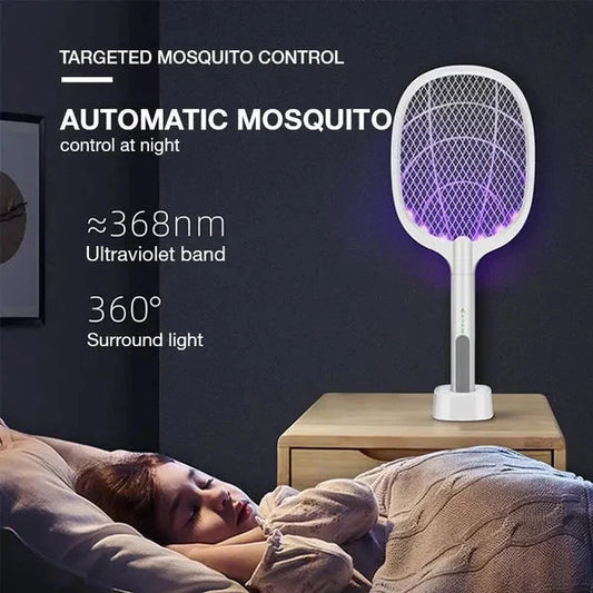 2 In 1 Rechargable Mosquito Racket LACE & BOTTON 