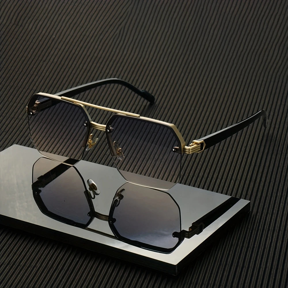 Unisex Retro Metal Frame Fashion Glasses