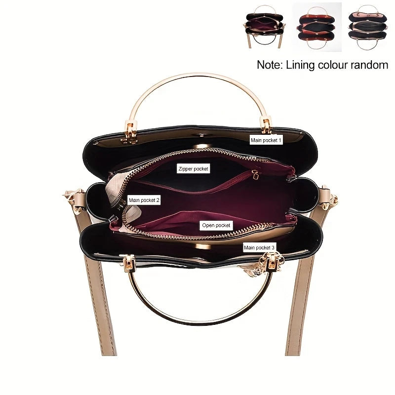 New Fashion Color Block Small Size Women's Shoulder Bag