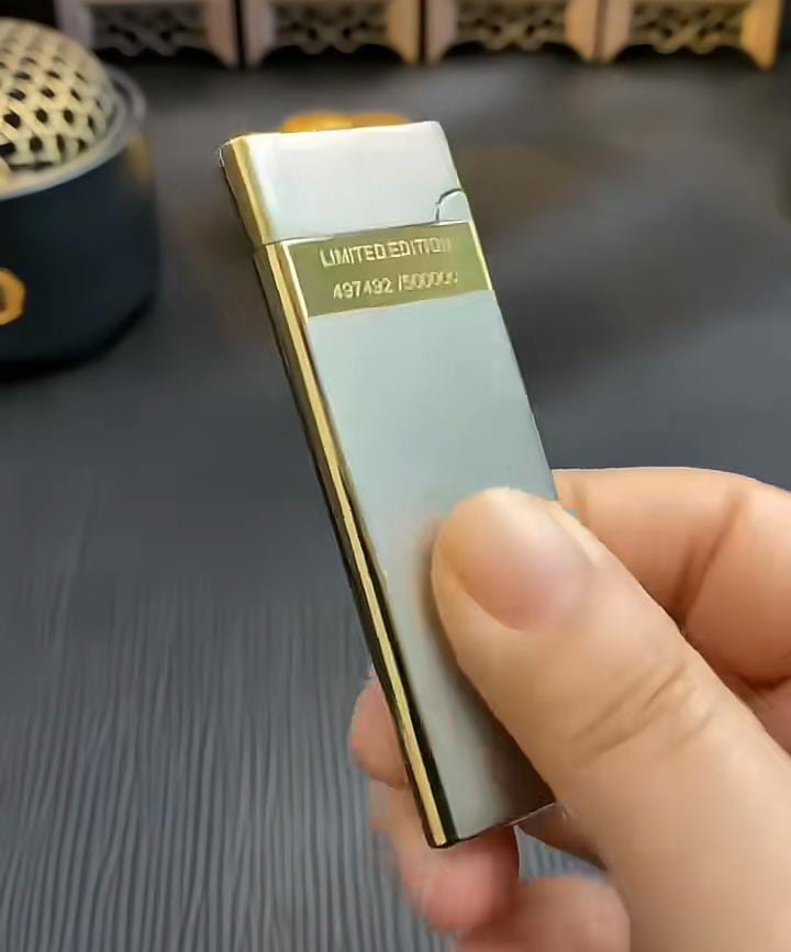 Sleek & Slim Lighter Premium Quality Refillable Lighter Gift for Men...