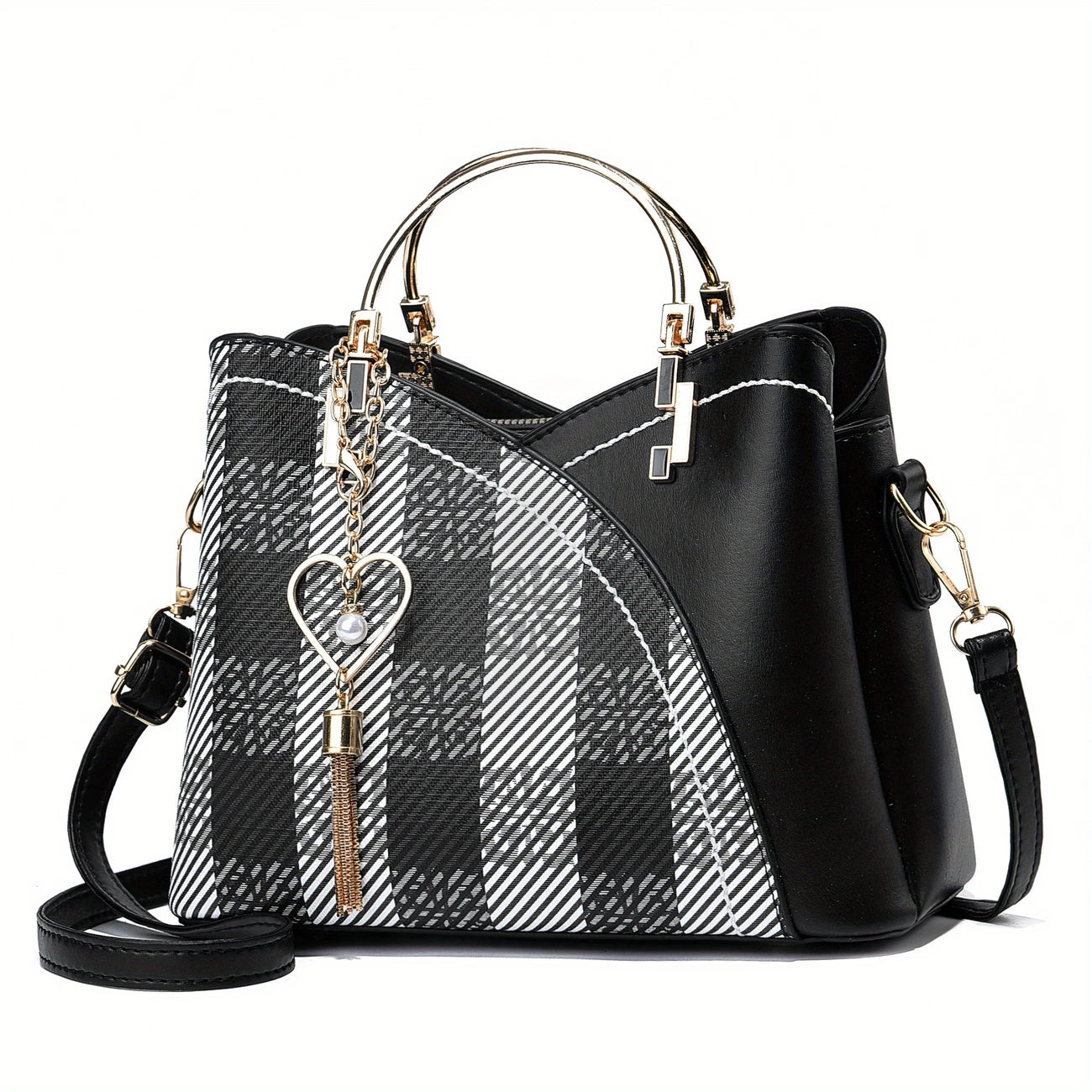 New Fashion Color Block Small Size Women's Shoulder Bag