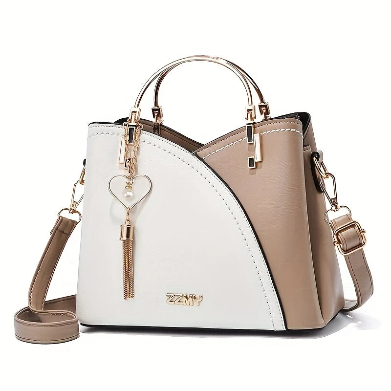 New Fashion Color Block Small Size Women's Shoulder Bag