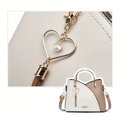 New Fashion Color Block Small Size Women's Shoulder Bag