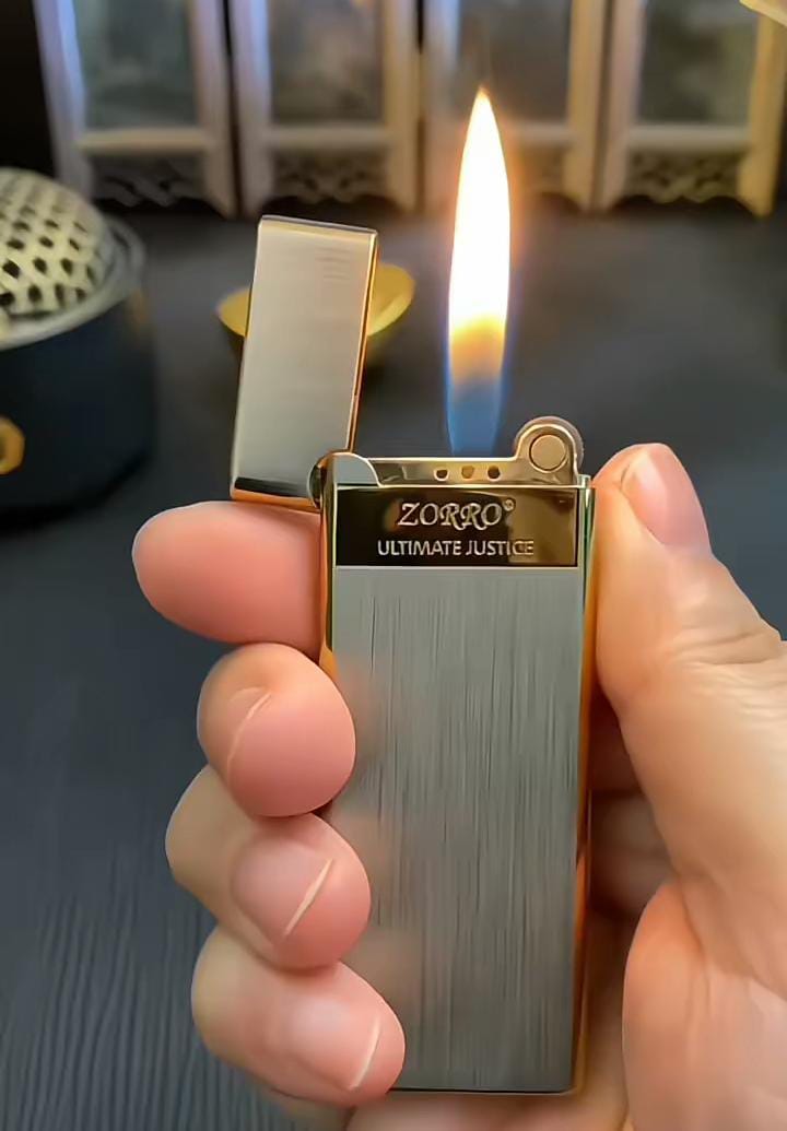 Sleek & Slim Lighter Premium Quality Refillable Lighter Gift for Men...