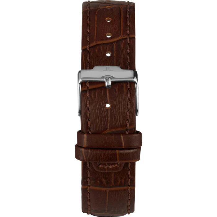 Luxury Leather Strap Stainless Steel Watch...